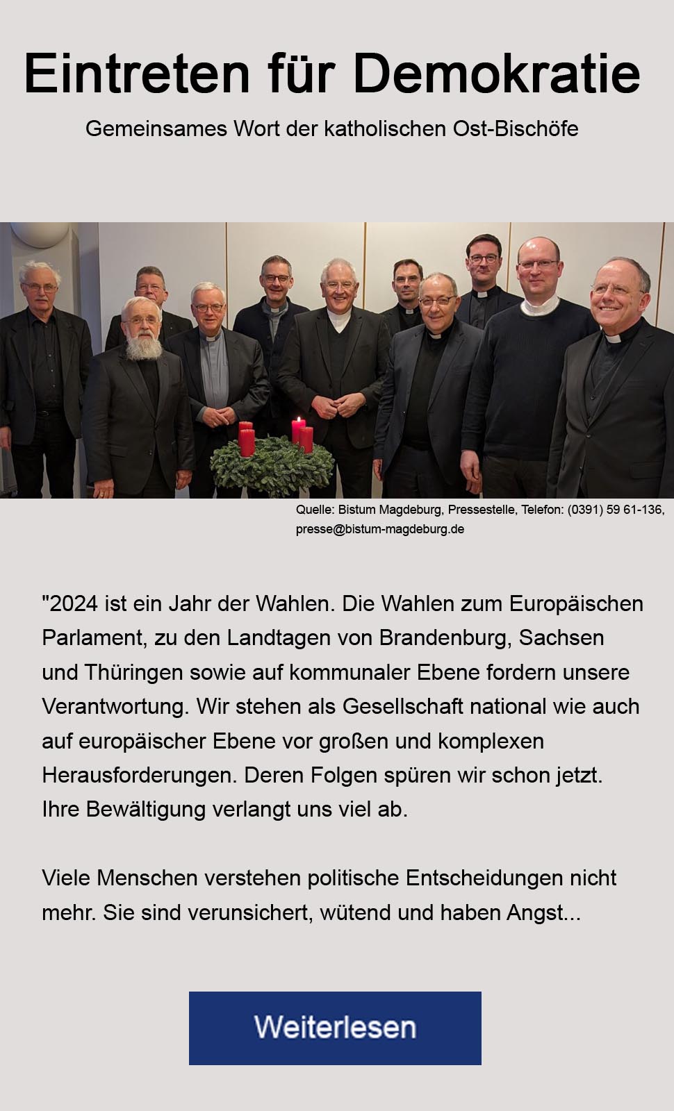 Ostdeutsche Bischöfe